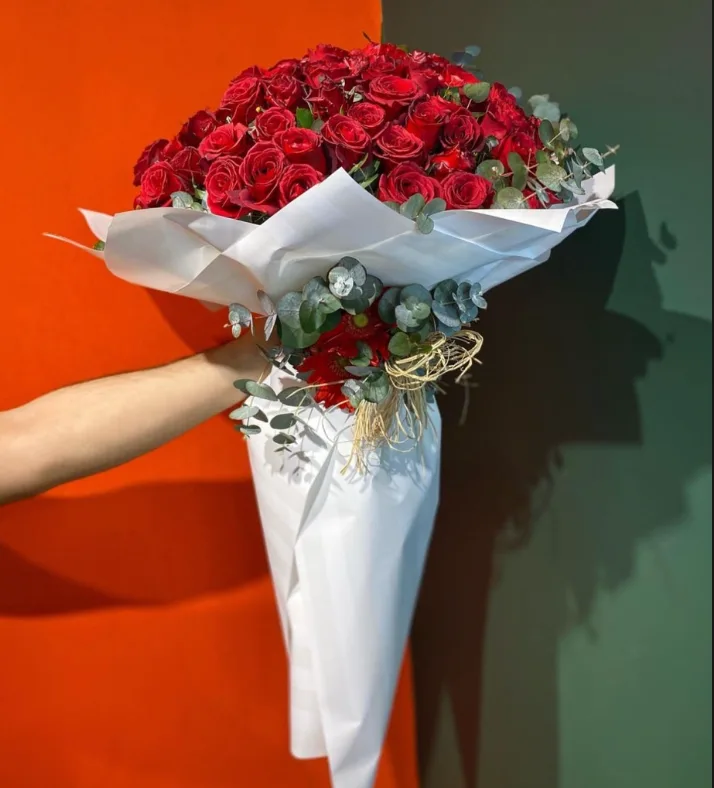 101 Gül beyaz paket (main)